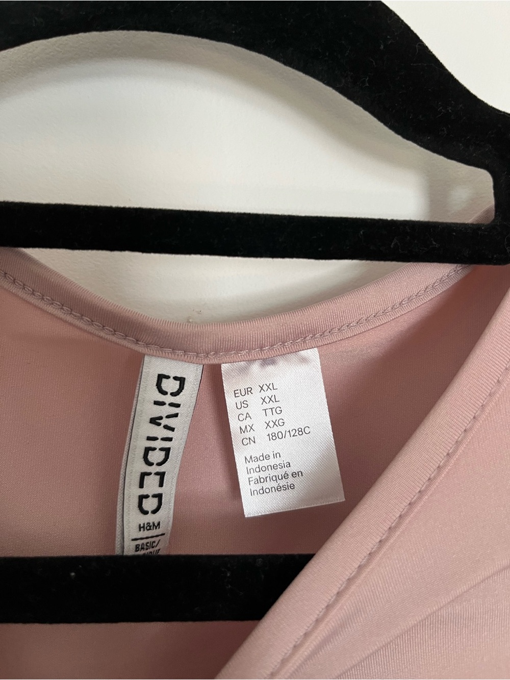 Divided by H&M Dusty Pink V-Neck Top